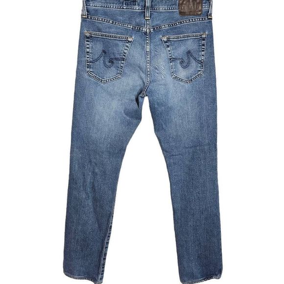Men's AG Adriano Goldschmied The Graduate Jeans Tailored Leg Size 30x34 - Picture 11 of 14